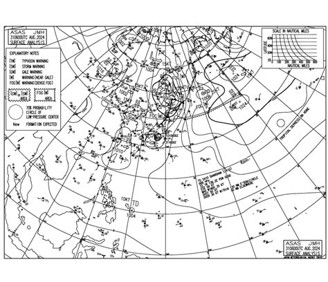 地面分析圖|Surface Analysis MSLP